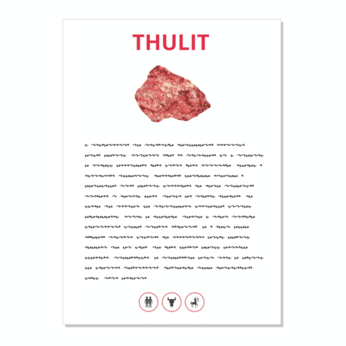 Thulit - kartička