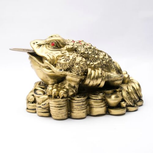 Třínohá žába - soška Feng shui - maxi