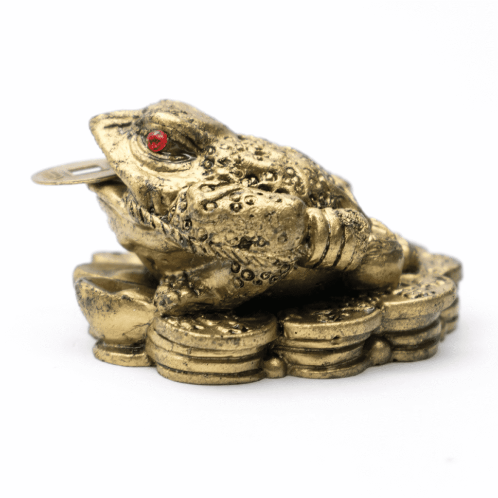 Třínohá žába - soška Feng shui - mini