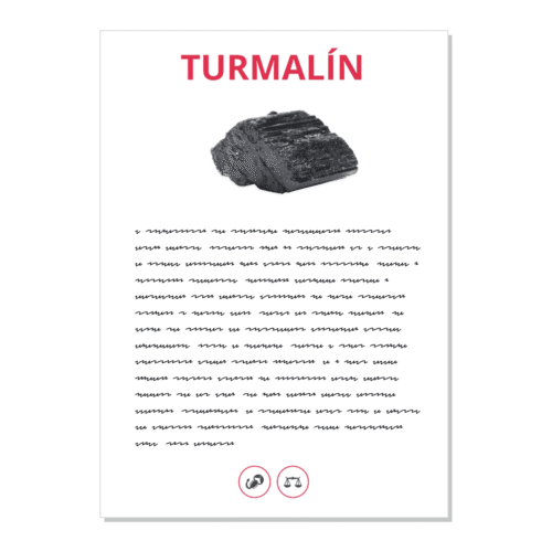 Turmalín - kartička