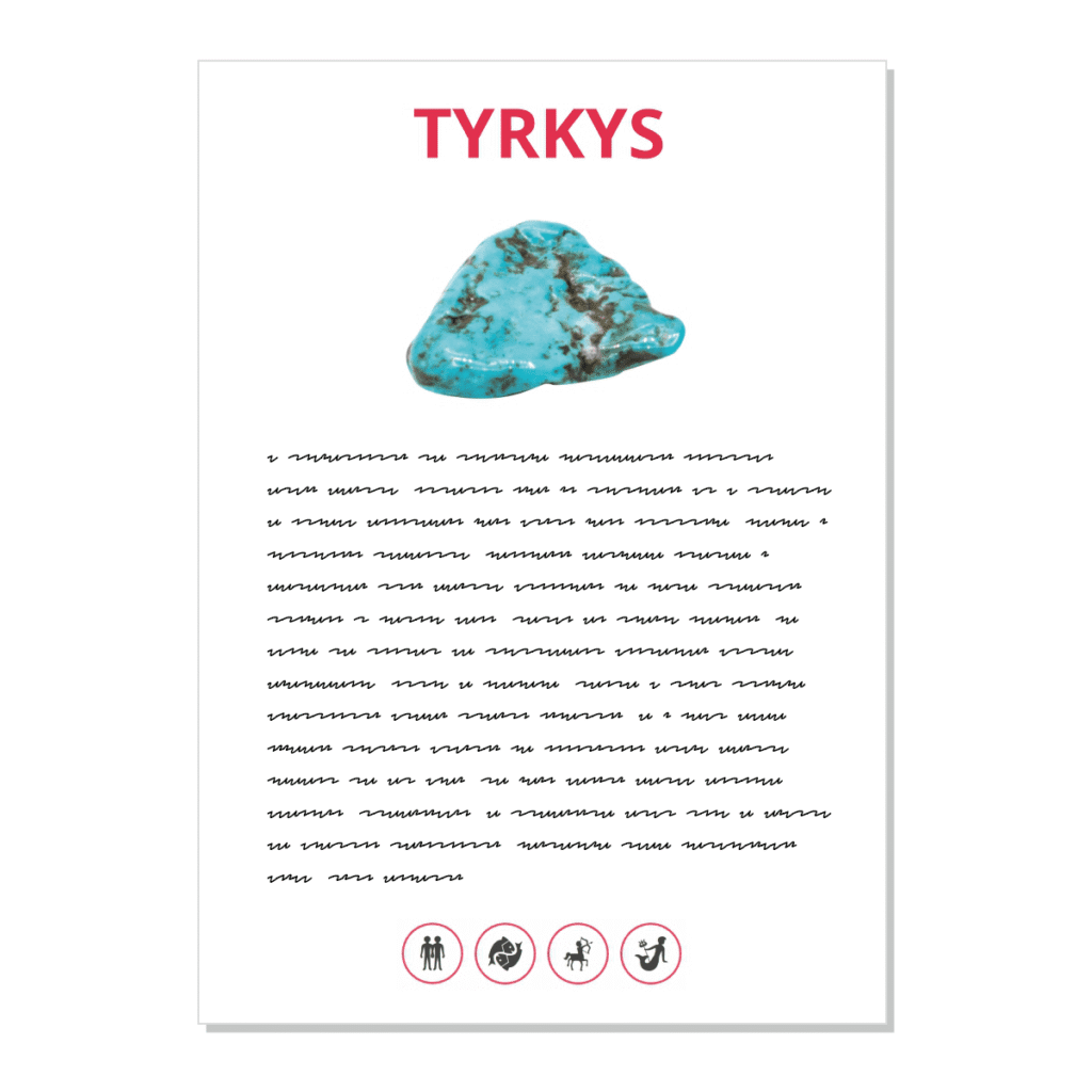Tyrkys - kartička