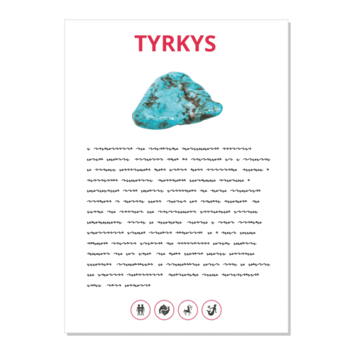 Tyrkys - kartička