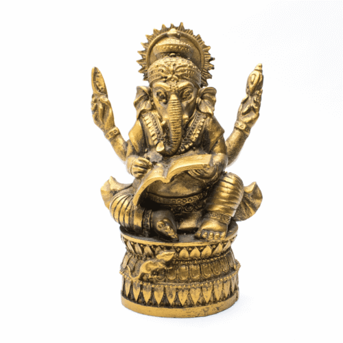 Ganéša s knihou - soška Feng Shui
