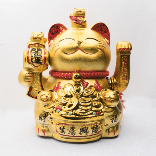 Maneki neko - mávající kočička - feng shui - MAXI A