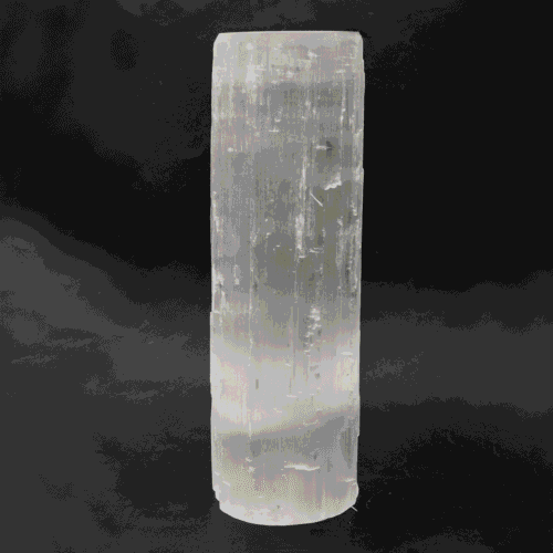 Selenit bílý - válec - lampa