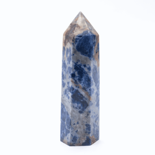 Sodalit - obelisk - tromlovaný kámen SO9