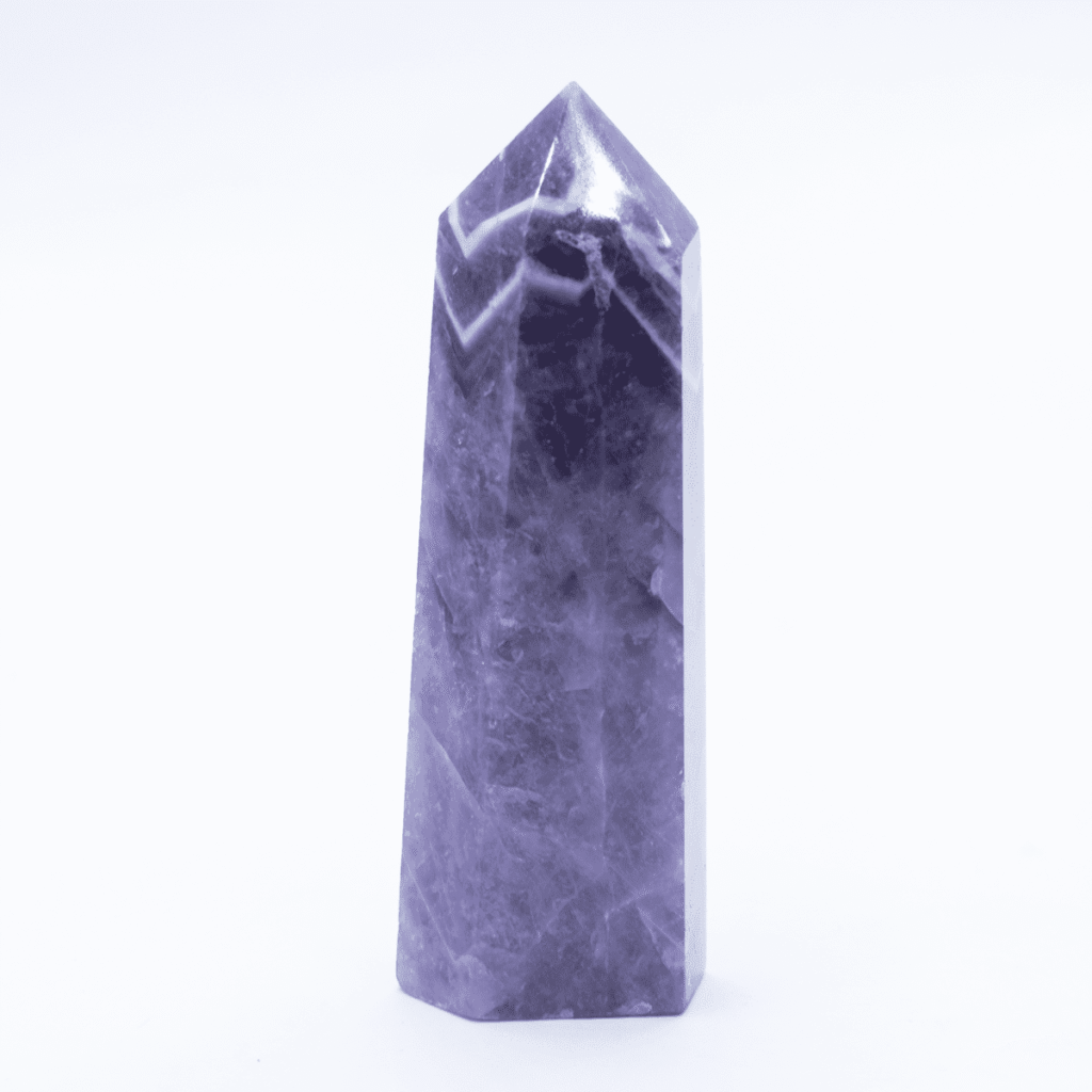 Ametyst - obelisk - tromlovaný kámen AMO13