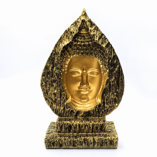 Buddha na listu - soška Feng Shui