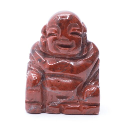 Jaspis červený - Buddha - tromlovaný kámen