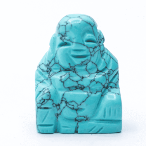 Tyrkenit - Buddha - tromlovaný kámen