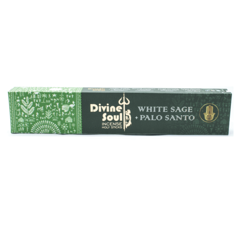 Bílá šalvěj a Palo santo - vonné tyčinky - Divine Soul