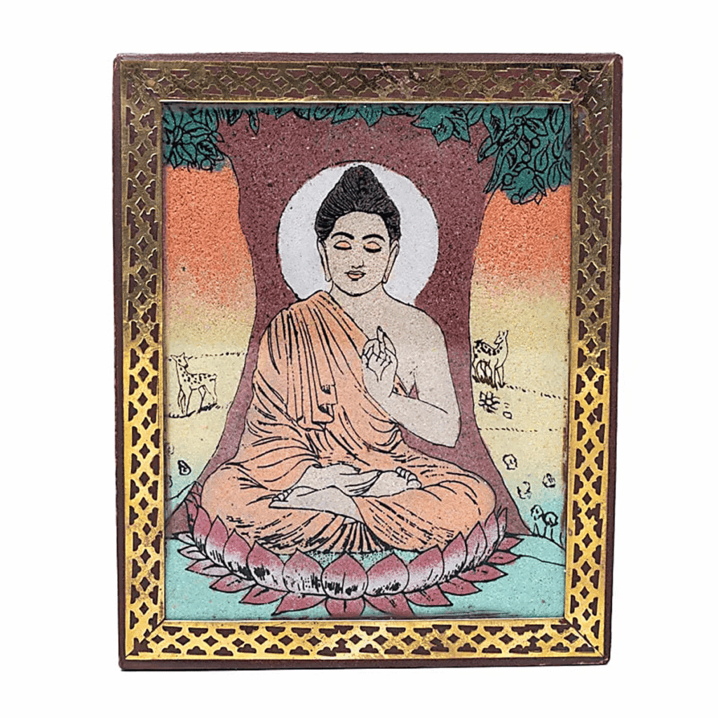 Buddha - dřevěná - Truhlička - SLEVA