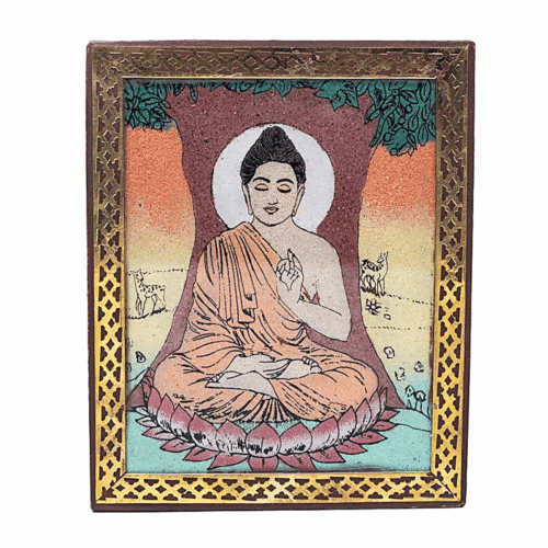 Buddha - dřevěná - Truhlička - SLEVA