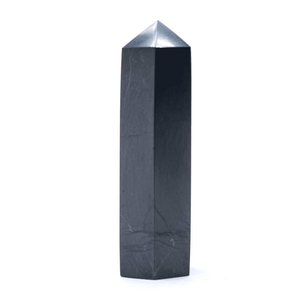 Šungit - obelisk - tromlovaný kámen