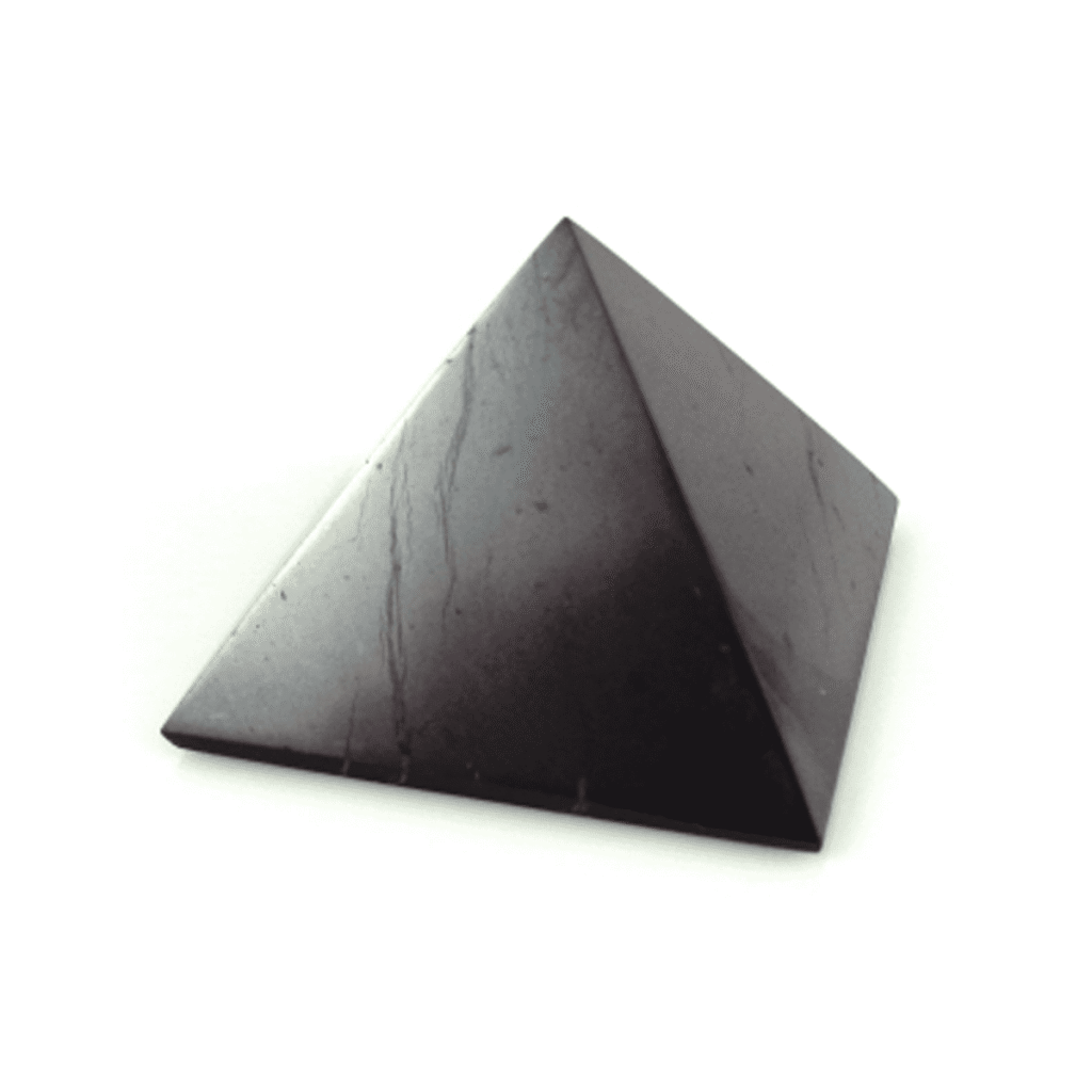 Šungit - pyramida pro řidiče - tromlovaný kámen