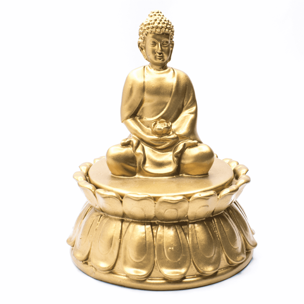 Buddha - truhlička - soška Feng Shui