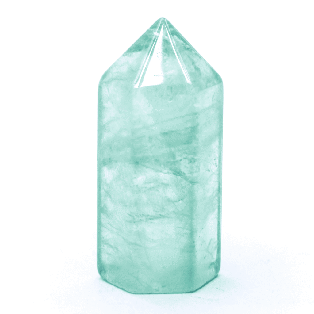 Fluorit - obelisk - tromlovaný kámen - mini