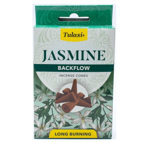 Jasmín – indické vonné františky "Tekoucí dým" Tulasi