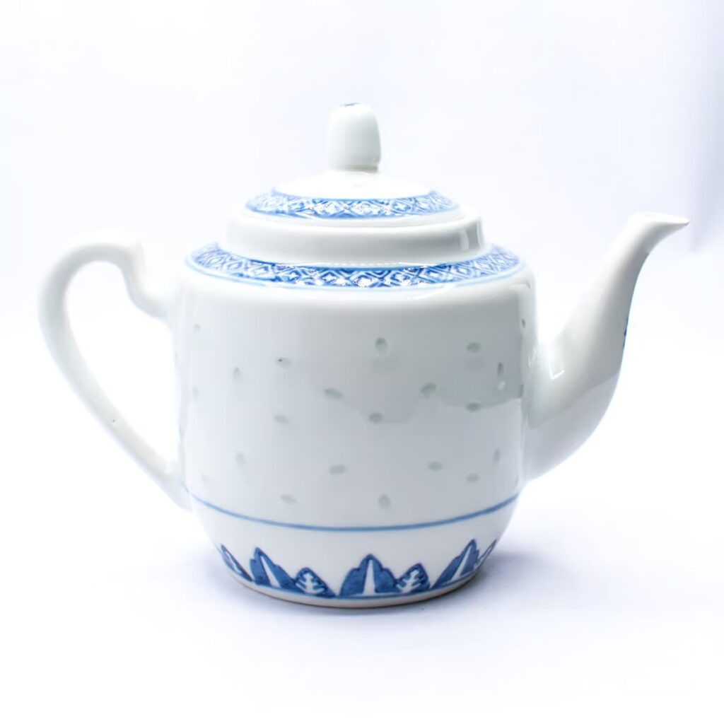 Konvička porcelánová - modro-bílá