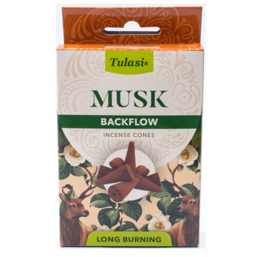 Musk – indické vonné františky "Tekoucí dým" Tulasi