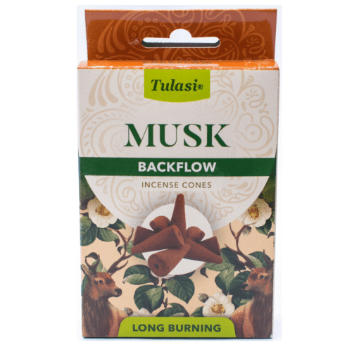 Musk – indické vonné františky "Tekoucí dým" Tulasi