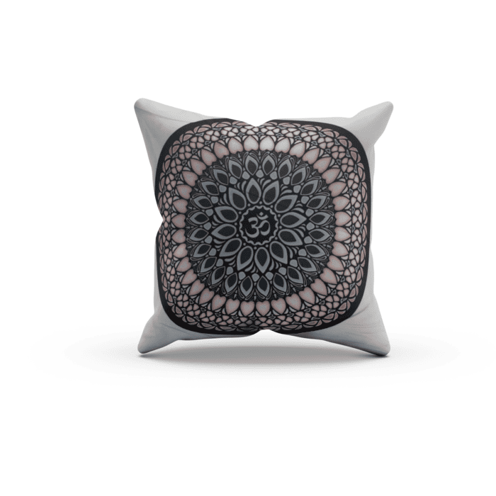 Povlak na polštář - symbol Óm mandala