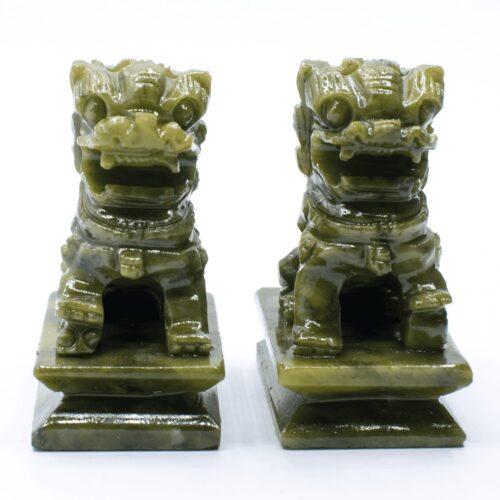 Čchi lin - nefritová soška - feng shui - malá pár