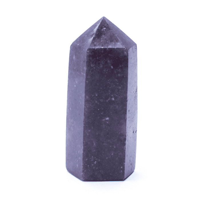 Lepidolit - obelisk - tromlovaný kámen LD48