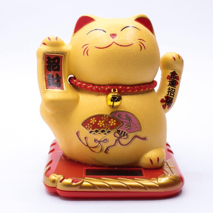 Maneki neko - mávající kočička Solar - Feng shui N