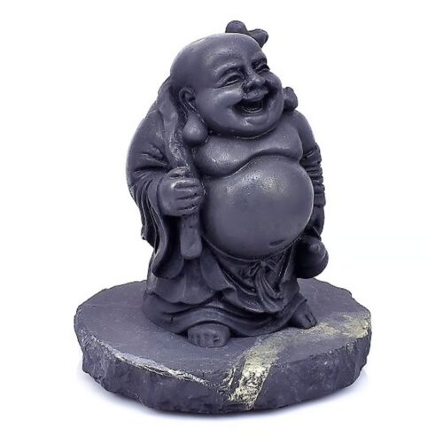 Šungit - Buddha Chotei - soška Feng shui
