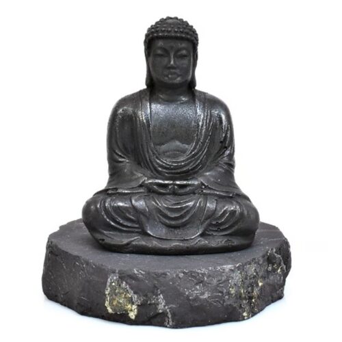 Šungit - Buddha - soška Feng shui A