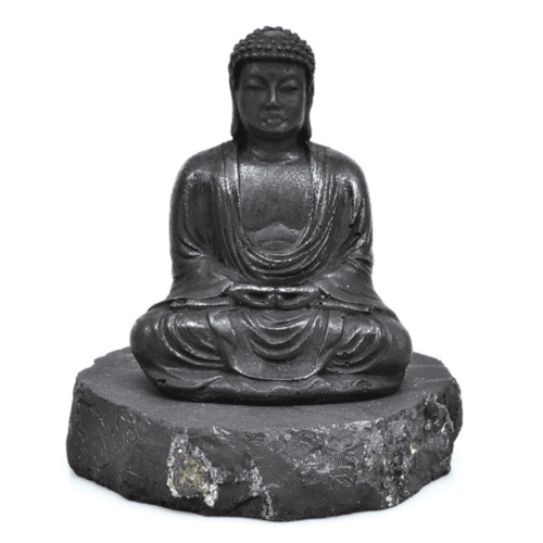 Šungit - Buddha - soška Feng shui A