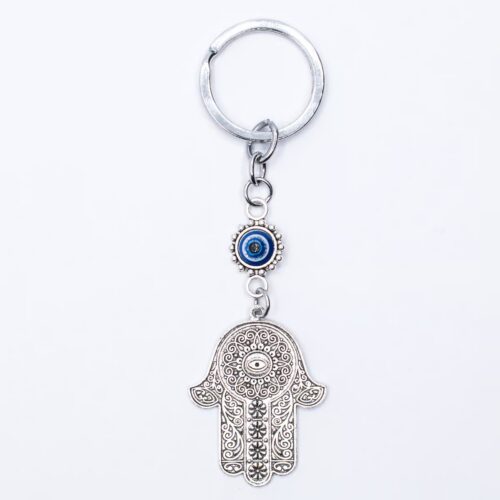 Alláhovo oko (Evil Eye) - Fatiminia ruka - přívěsek na klíče