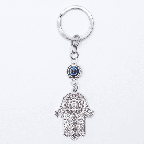 Alláhovo oko (Evil Eye) - Fatiminia ruka - přívěsek na klíče