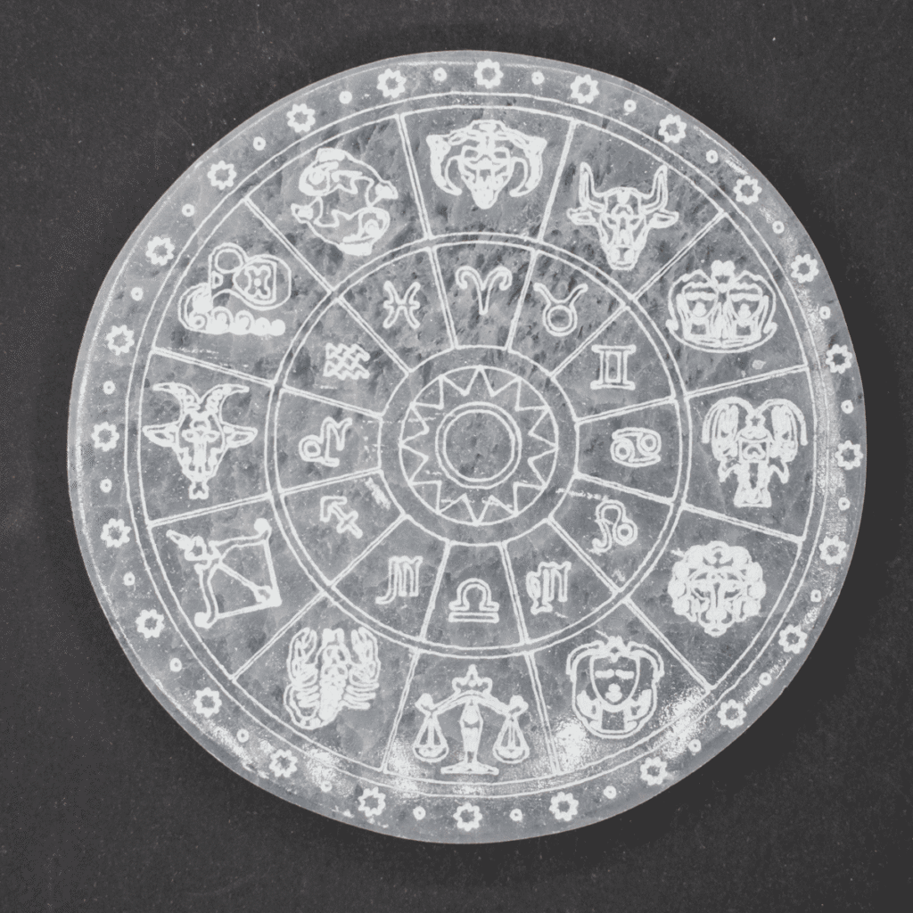 Selenit bílý - astrologie A - magická podložka