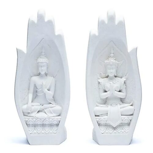 Ruce Mudra Namaste s Buddhy – soška Feng Shui
