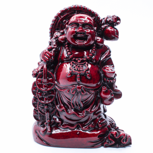 Buddha na pytli bohatství - soška Feng shui B3