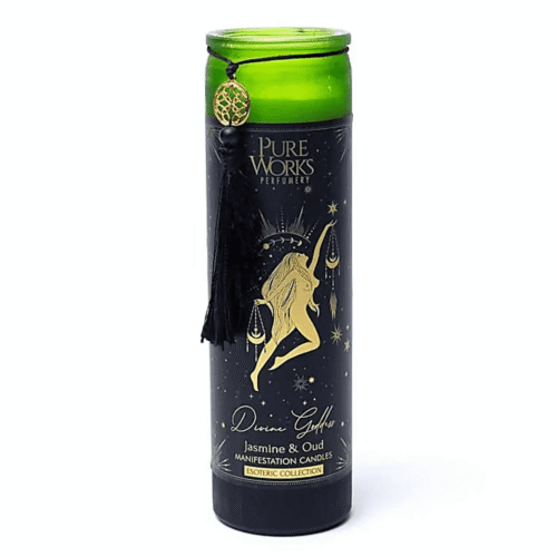 Divine Goddess (Božská bohyně) - jasmín a oud - Manifestační svíčka