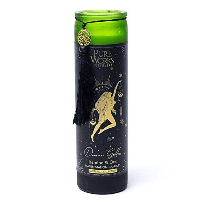 Divine Goddess (Božská bohyně) - jasmín a oud - Manifestační svíčka
