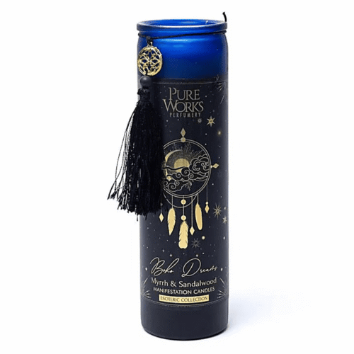 Boho Dreams (Boho sny) - myrha a santalové dřevo - Manifestační svíčka