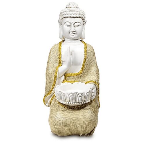 Mírumilovný Buddha - svícen - soška Feng Shui SLEVA