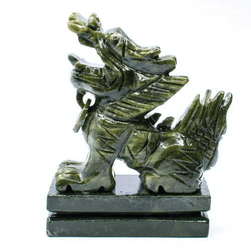 Čchi lin - nefritová soška - feng shui - střední CCH1