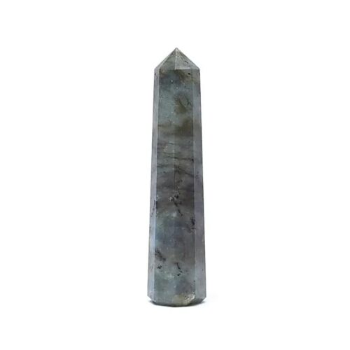 Labradorit - obelisk - tromlovaný kámen