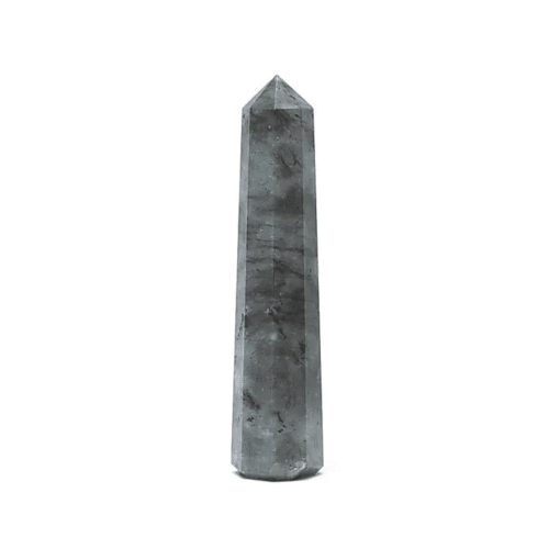 Labradorit - obelisk - tromlovaný kámen
