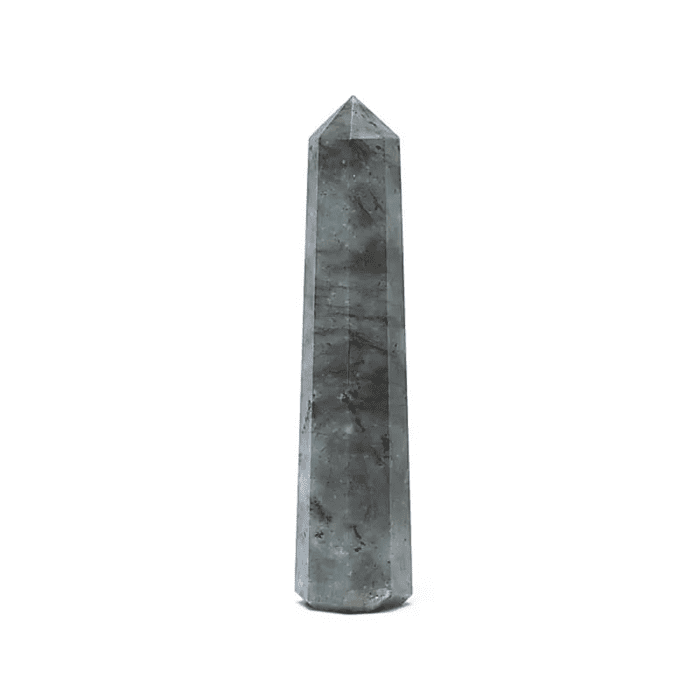 Labradorit - obelisk - tromlovaný kámen