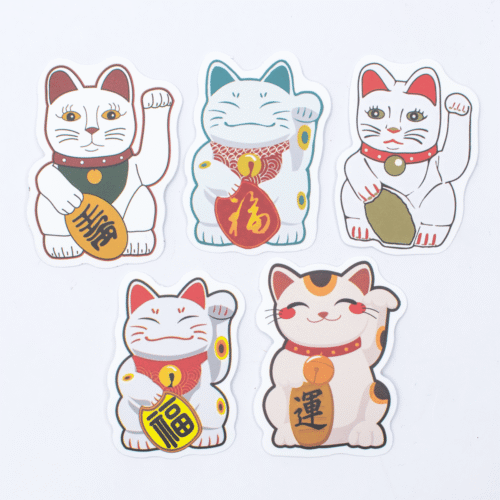Maneki neko III. - sada samolepek SAM39