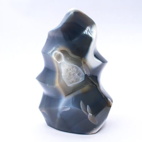 Achát - “plamen” - broušený kámen CHY21