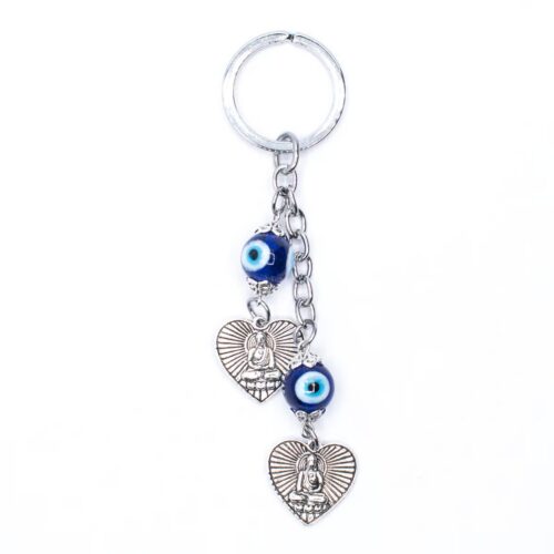 Alláhovo oko (Evil Eye) - Buddha - přívěsek na klíče