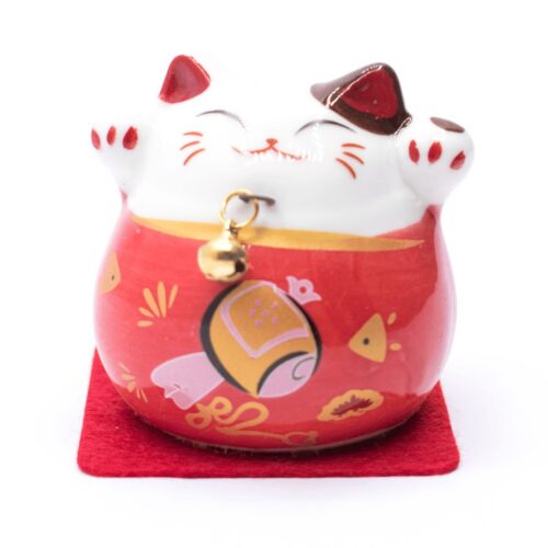 Maneki neko - mávající kočička - Aoi - feng shui