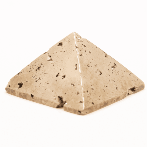Pyrit - pyramida - tromlovaný kámen PP5
